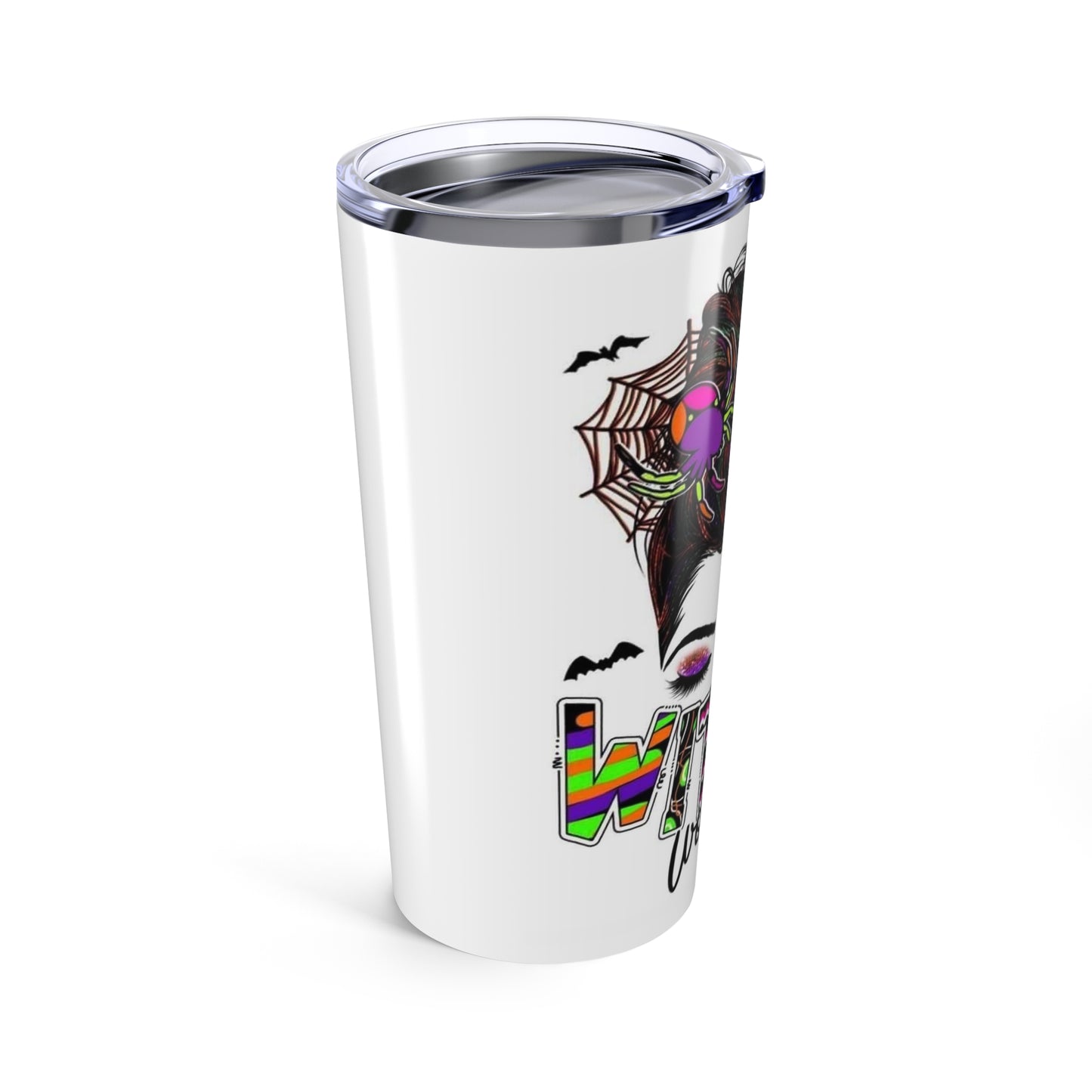 Witchy Woman 20oz Tumbler, Halloween-Themed Stainless Steel Travel Mug, Spooky Witch Tumbler, Gift for Witches, Colorful Insulated Mug