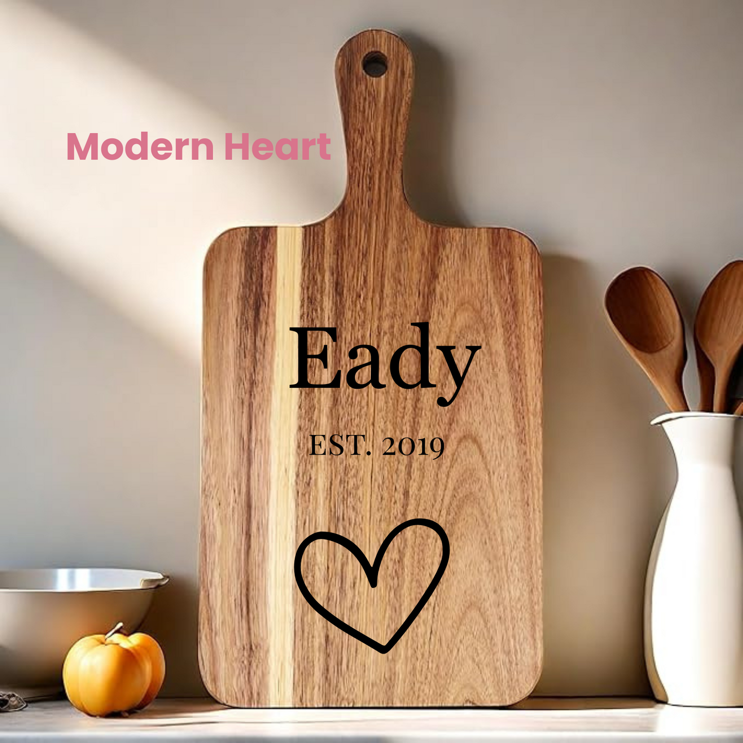 Personalized Family Name Wood-Burned Cutting Board – Custom Gift | Tay’s Vinyl