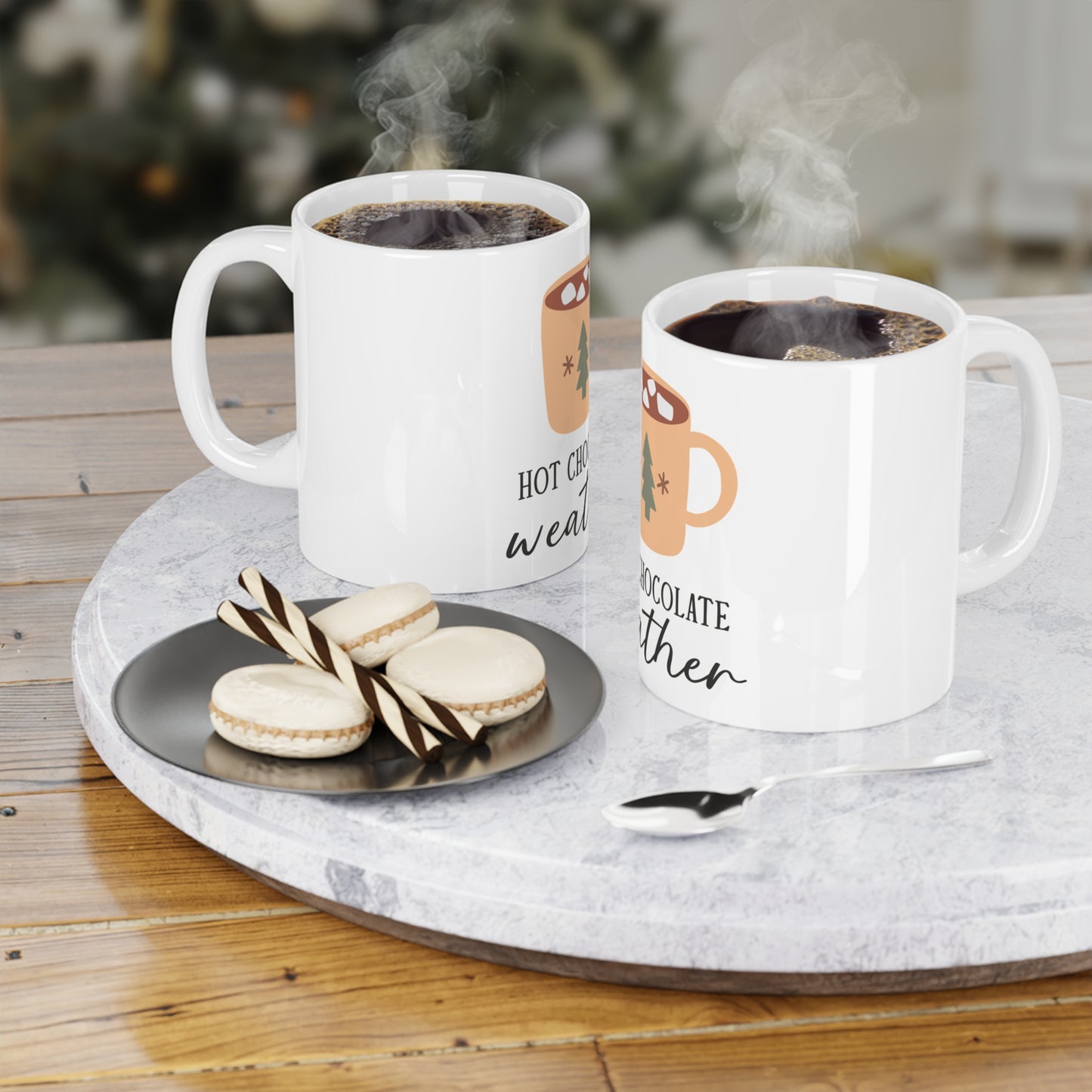 Hot Chocolate Weather Mug | Cozy Winter Coffee Cup