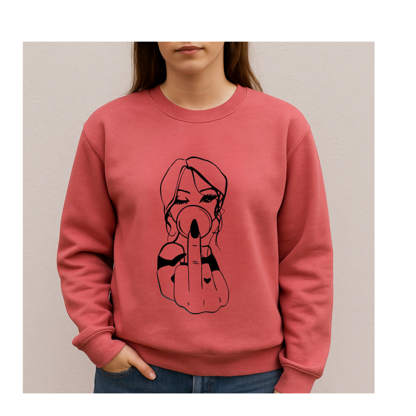 FU Sweatshirt – Bold Graphic Crewneck by Tay’s Vinyl