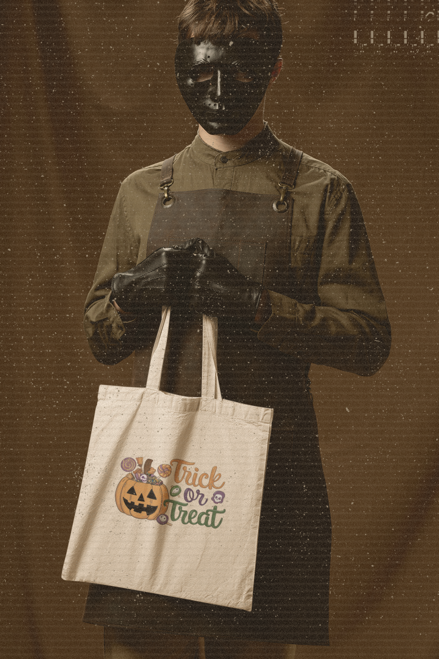 Trick or Treat Halloween Tote Bag – Reusable Eco-Friendly Candy Bag | Tay’s Vinyl