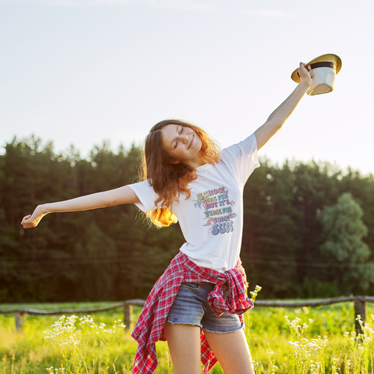 School Was Fun But It’s Time for Some Sun T-Shirt – Summer Vacation Tee | Tay’s Vinyl