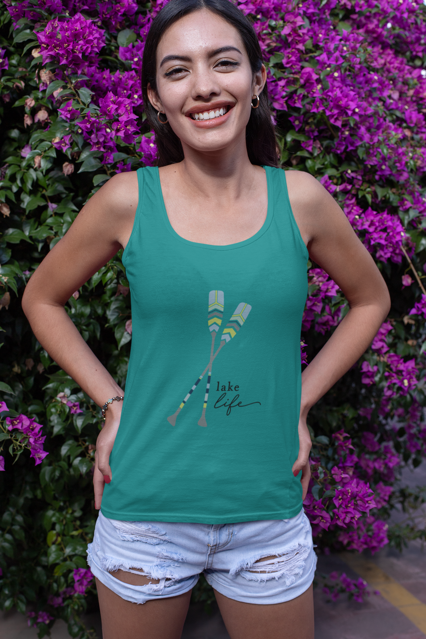 Lake Life Tank Top – Cottagecore Summer Shirt | Tay’s Vinyl