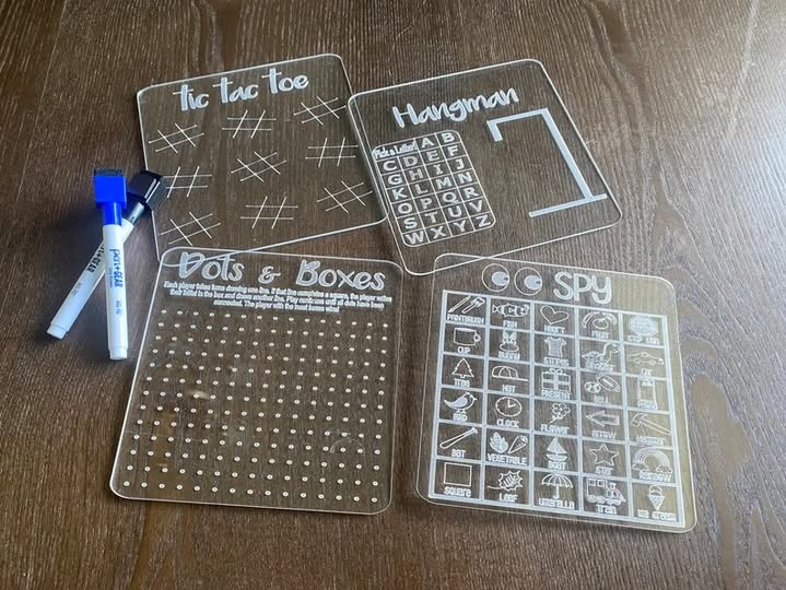 5 pack Kids Travel Game