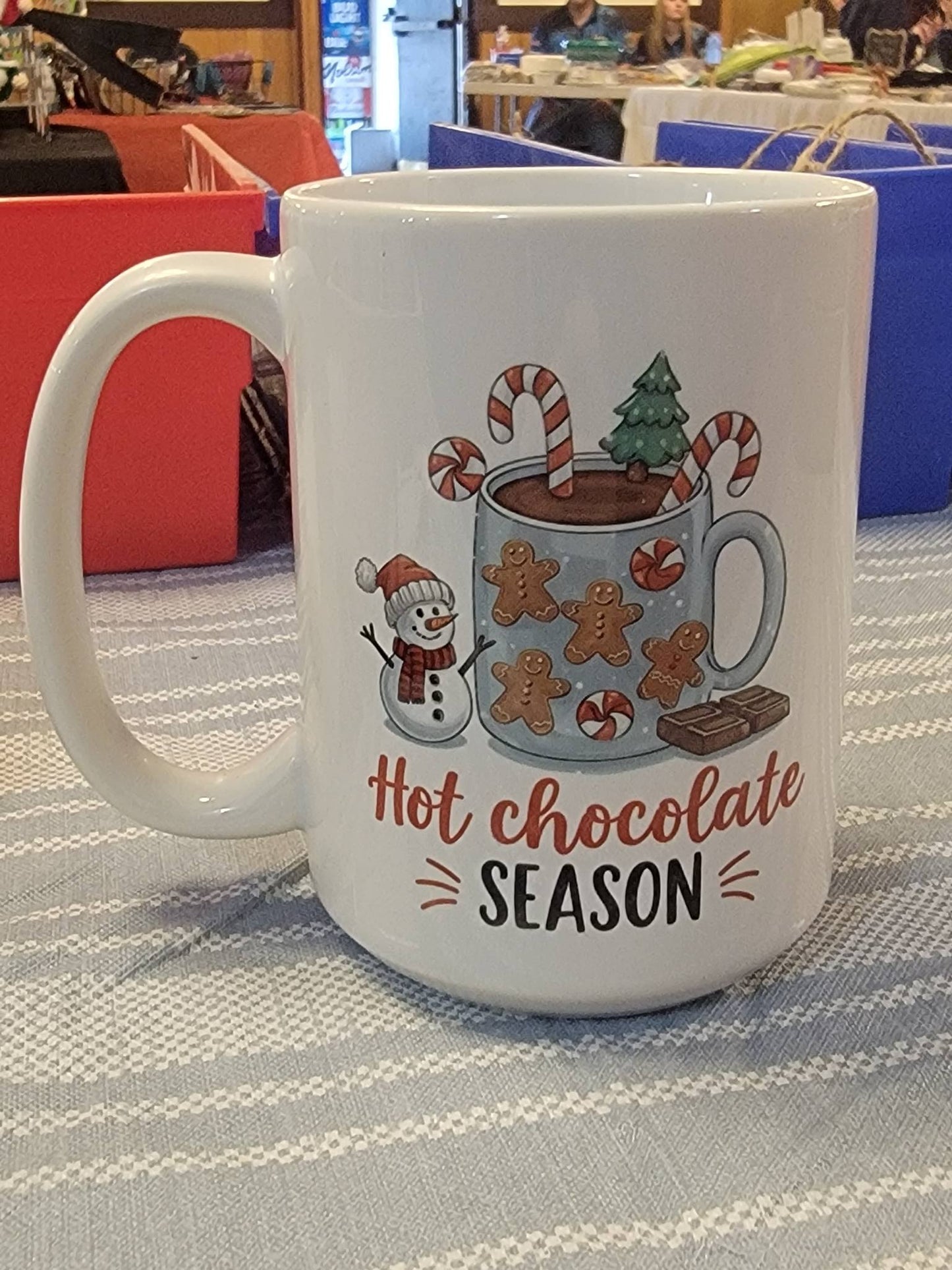 Hot Chocolate Season Mug – Cozy Winter Holiday Mug