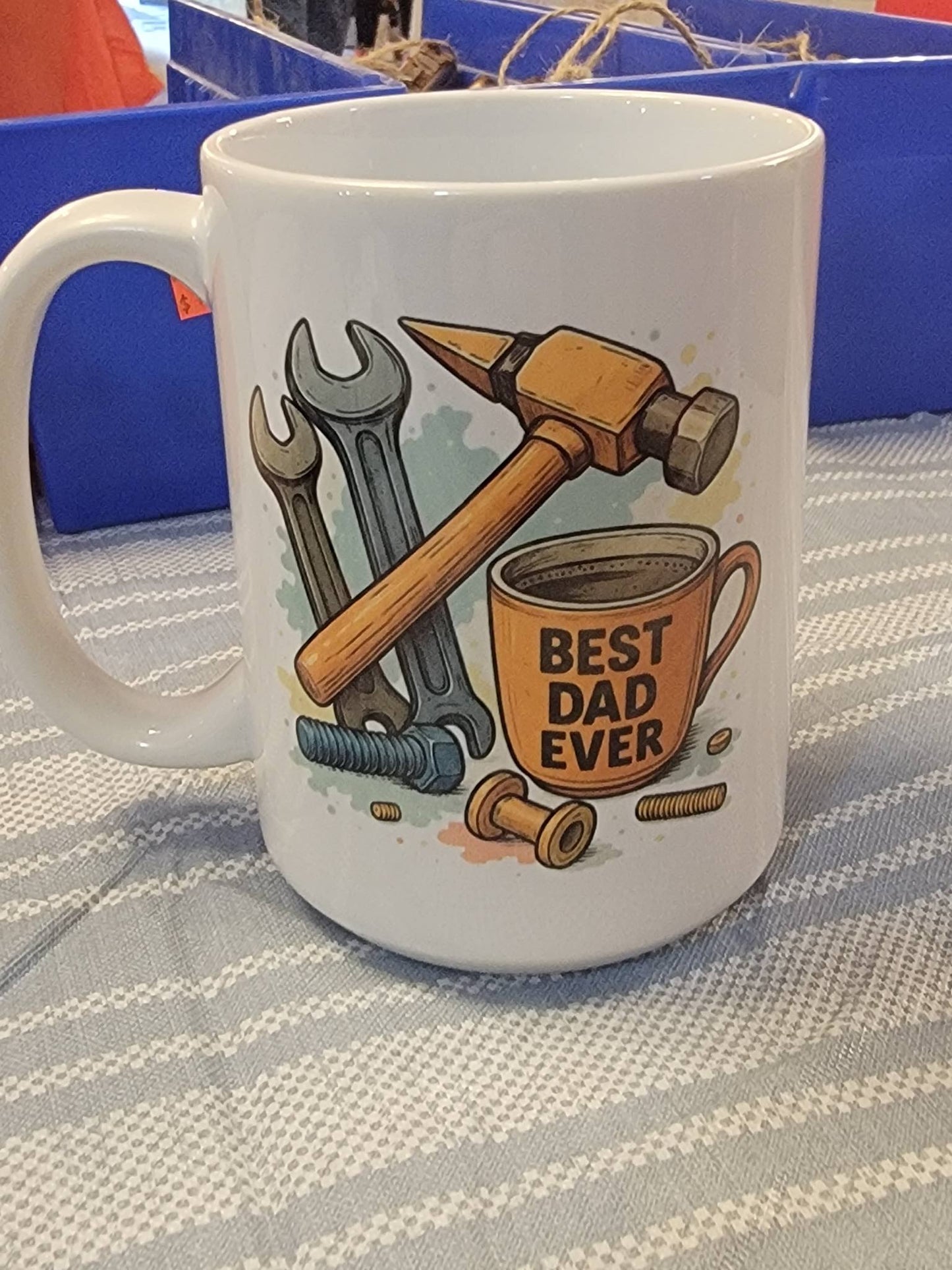 Best Dad Ever Tool Mug – Funny Father’s Coffee Cup