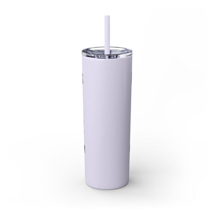 Multiple Personalities Skinny Tumbler with Straw, 20oz