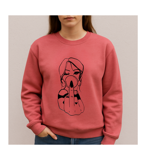 FU Sweatshirt – Bold Graphic Crewneck by Tay’s Vinyl