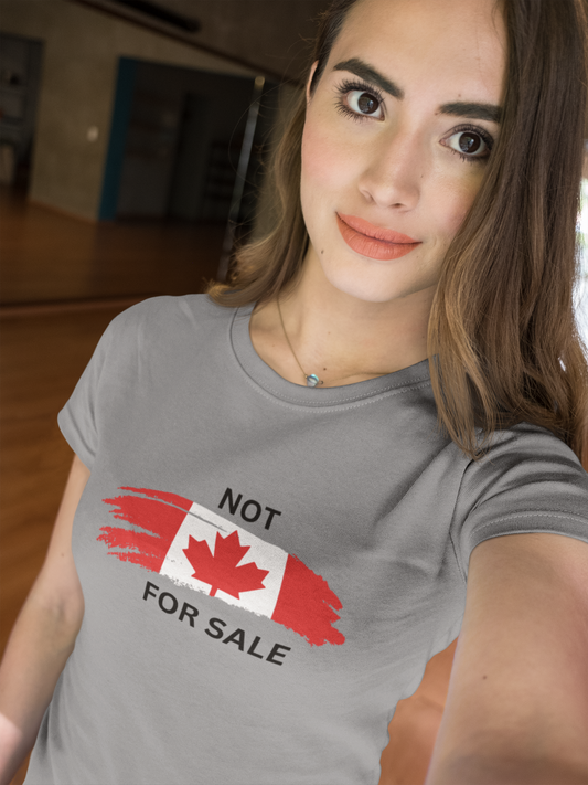 "Not For Sale" Canadian Pride Unisex T-Shirt – Bold Statement Tee