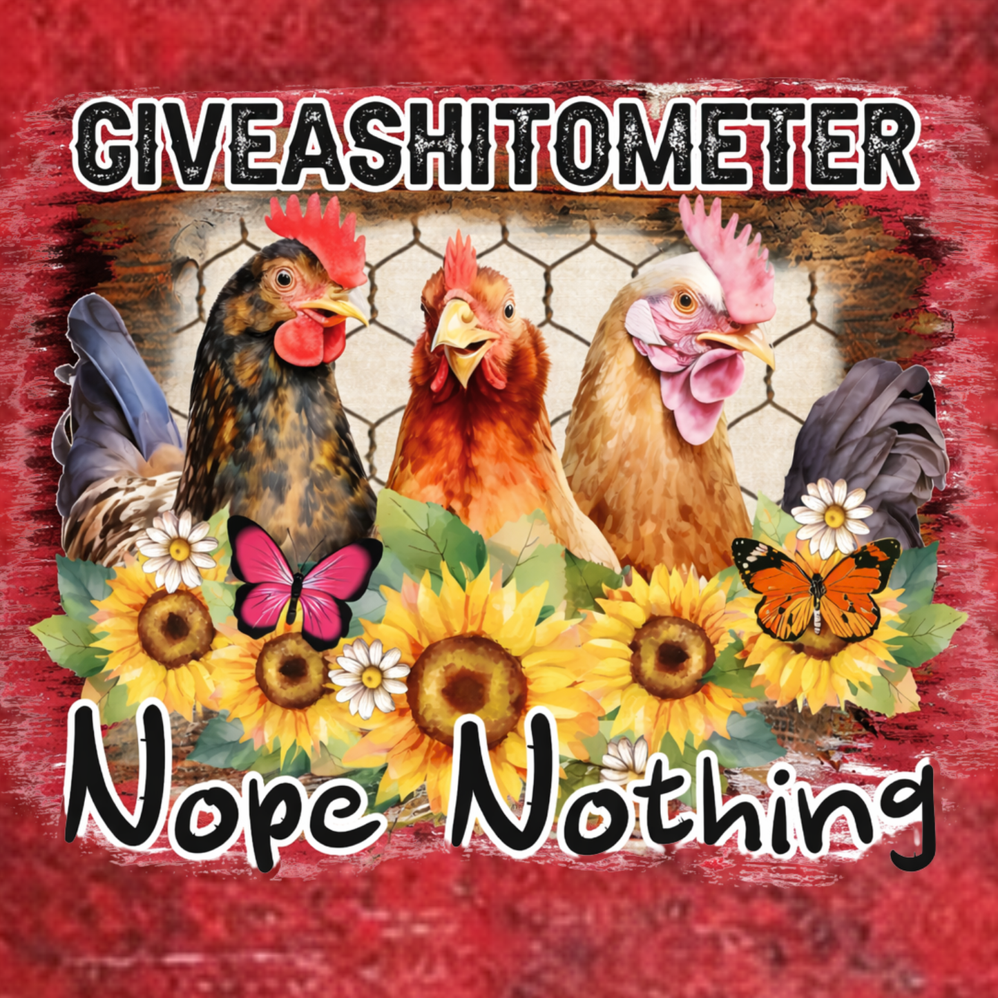 Giveashitometer Skinny Tumbler - Funny Mood- Themed 20oz | Tay’s Vinyl