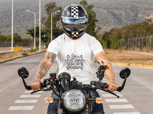 Life's Too Short to Say No to Cake T-Shirt | Fun and Quirky Tee