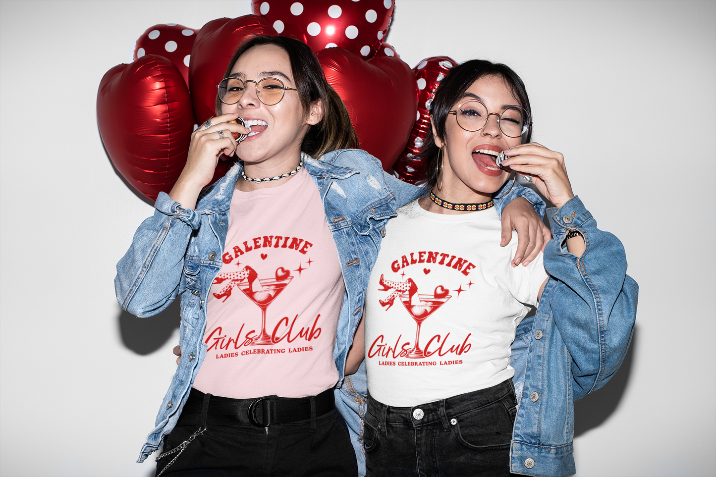 Galentine's Girls Club T-Shirt – Fun Ladies’ Celebration Tee
